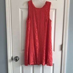 Coral dress